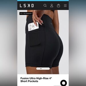 Fusion Ultra High-Rise 4" shirts